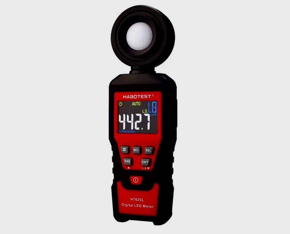 Light Meter Portable Lux Meter For Led Grow Light Recording Light Gauge 2024 NEW